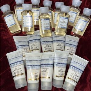 Bundle of 10 sets Body Works Travel size
